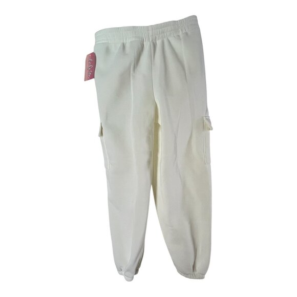 Lucky You "In My Christmas Era" Off-White Holiday Sweatsuit – Girls Size L (12), - Picture 5 of 6